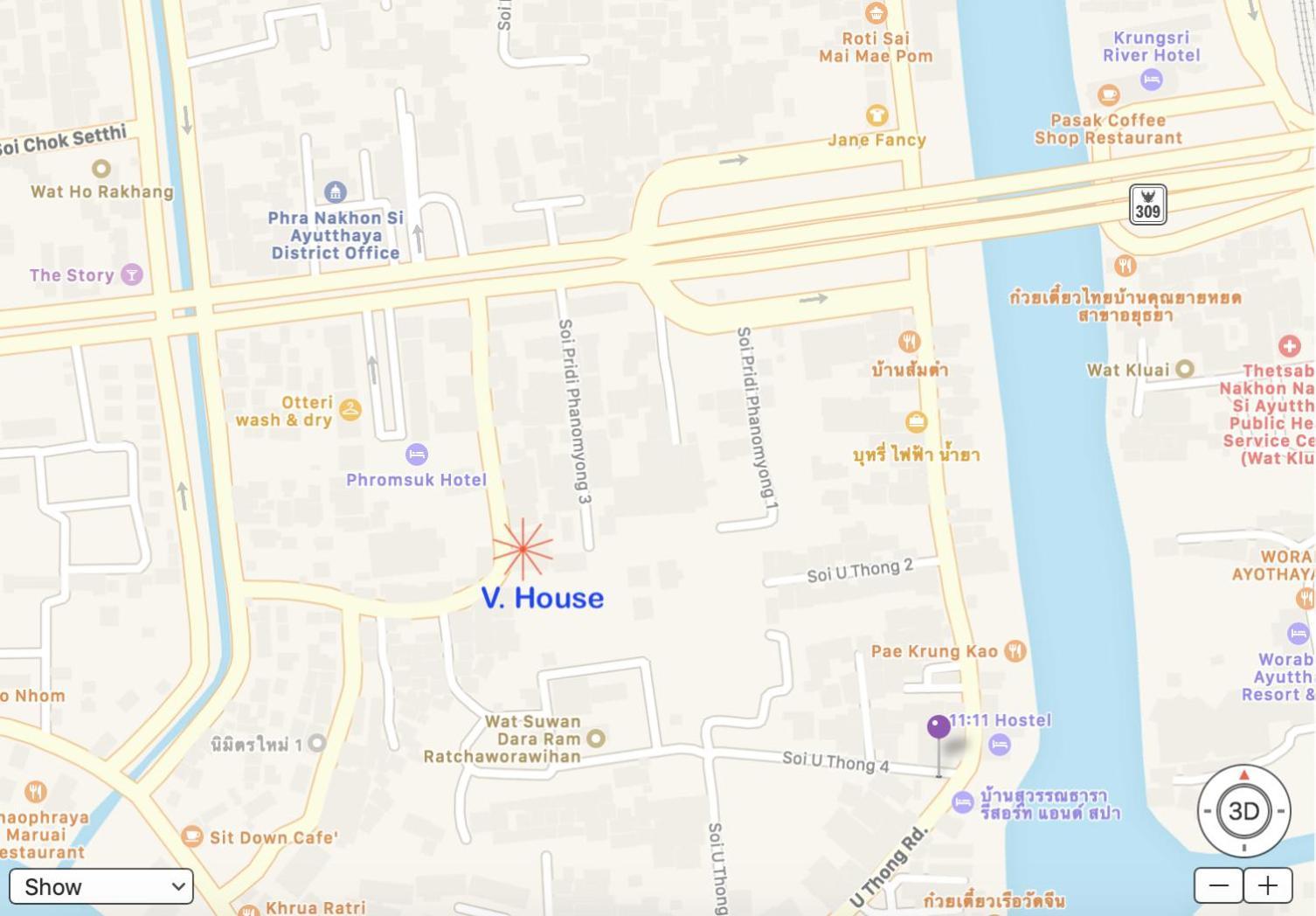 Manu V House Hotel Phra Nakhon Si Ayutthaya Exterior photo